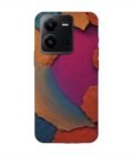 Printed Back Cover for Vivo V25 (5G) Closeup Color Textured Surface