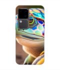 Printed Back Cover for Vivo V30 (5G) Close Up Cute Turtle