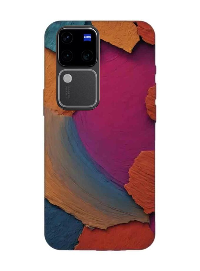 Printed Back Cover for Vivo V30 Pro (5G) Closeup Color Textured Surface