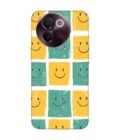Printed Back Cover for Vivo V30E (5G) Close Up Pattern Smiley Faces