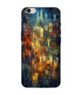 Printed Back Cover for Vivo V5 Plus Close Up Colorful Mosaic Squares Shapes