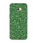 Printed Back Cover for Vivo V5 Close Up Green White Geometric Pattern