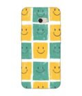 Printed Back Cover for Vivo V5 Close Up Pattern Smiley Faces