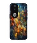 Printed Back Cover for Vivo V50 (5G) Close Up Colorful Mosaic Squares Shapes