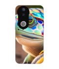 Printed Back Cover for Vivo V50 (5G) Close Up Cute Turtle