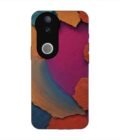 Printed Back Cover for Vivo V50 (5G) Closeup Color Textured Surface