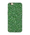 Printed Back Cover for Vivo V5S Close Up Green White Geometric Pattern