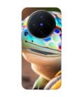 Printed Back Cover for Vivo X200 (5G) Close Up Cute Turtle