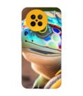 Printed Back Cover for Vivo X90 Close Up Cute Turtle