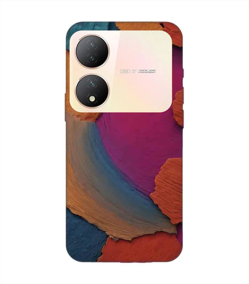 Printed Back Cover for Vivo Y100 (5G) Closeup Color Textured Surface