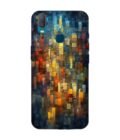Printed Back Cover for Vivo Y11 Close Up Colorful Mosaic Squares Shapes