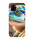Printed Back Cover for Vivo Y15S Close Up Cute Turtle