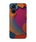 Printed Back Cover for Vivo Y16 Closeup Color Textured Surface