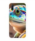Printed Back Cover for Vivo Y17 Close Up Cute Turtle