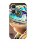 Printed Back Cover for Vivo Y18E Close Up Cute Turtle