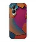 Printed Back Cover for Vivo Y28 (5G) Closeup Color Textured Surface