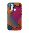 Printed Back Cover for Vivo Y30 Closeup Color Textured Surface