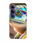 Printed Back Cover for Vivo Y300 (5G) Close Up Cute Turtle