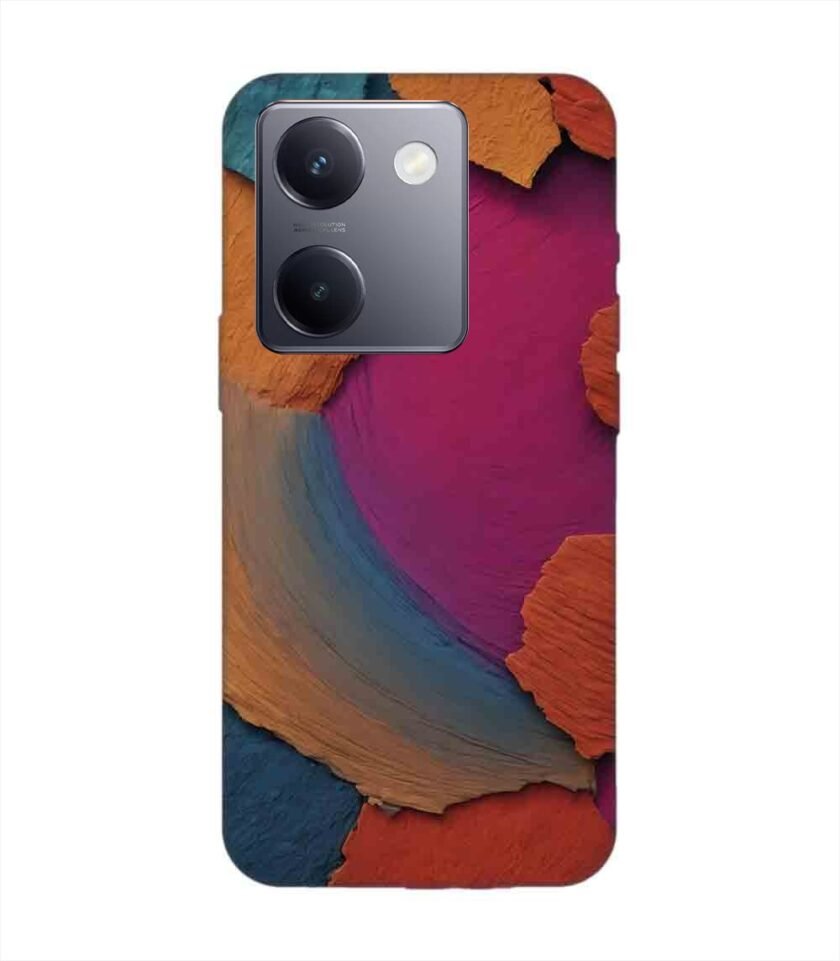 Printed Back Cover for Vivo Y300 Plus (5G) Closeup Color Textured Surface