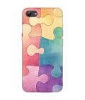 Printed Back Cover for Vivo Y71 Close Up Colorful Puzzle Piece