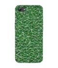 Printed Back Cover for Vivo Y71 Close Up Green White Geometric Pattern
