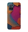 Printed Back Cover for Vivo Y75 (5G) Closeup Color Textured Surface