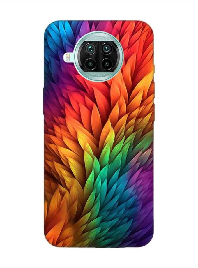 Custom Printed Case Cover for Xiaomi Mi 10I (5G) Close Up Colorful Flower With Many Leaves