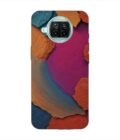Custom Printed Case Cover for Xiaomi Mi 10I (5G) Closeup Color Textured Surface