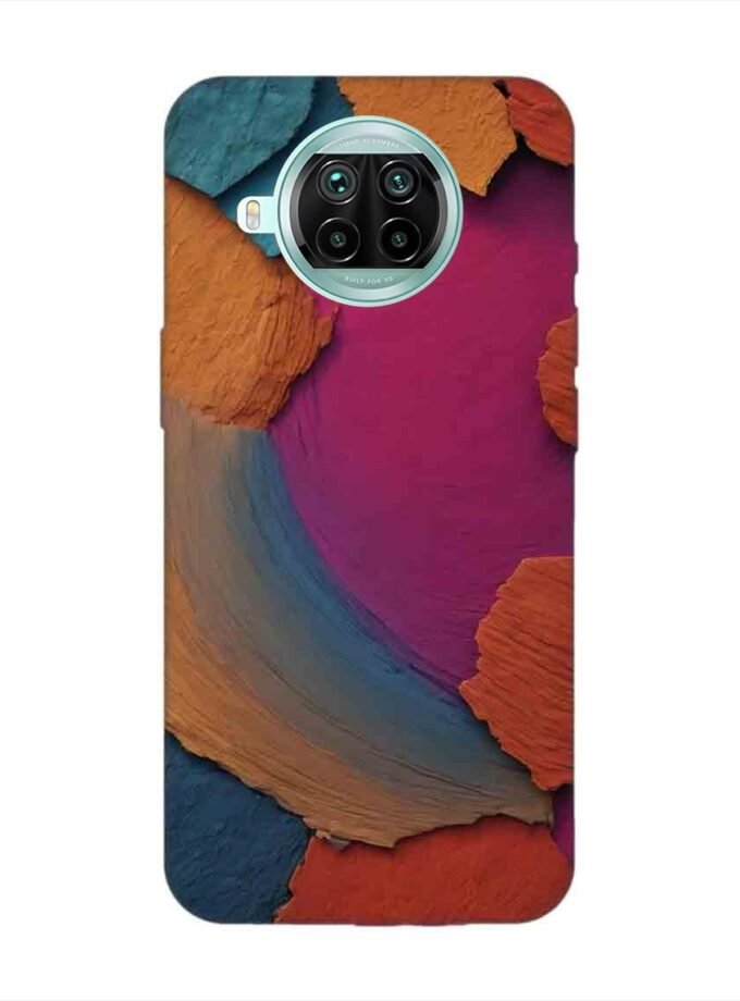 Custom Printed Case Cover for Xiaomi Mi 10I (5G) Closeup Color Textured Surface