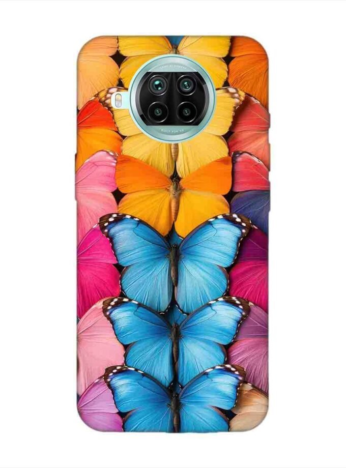 Custom Printed Case Cover for Xiaomi Mi 10I (5G) Closeup Colorful Butterfly Collection Display