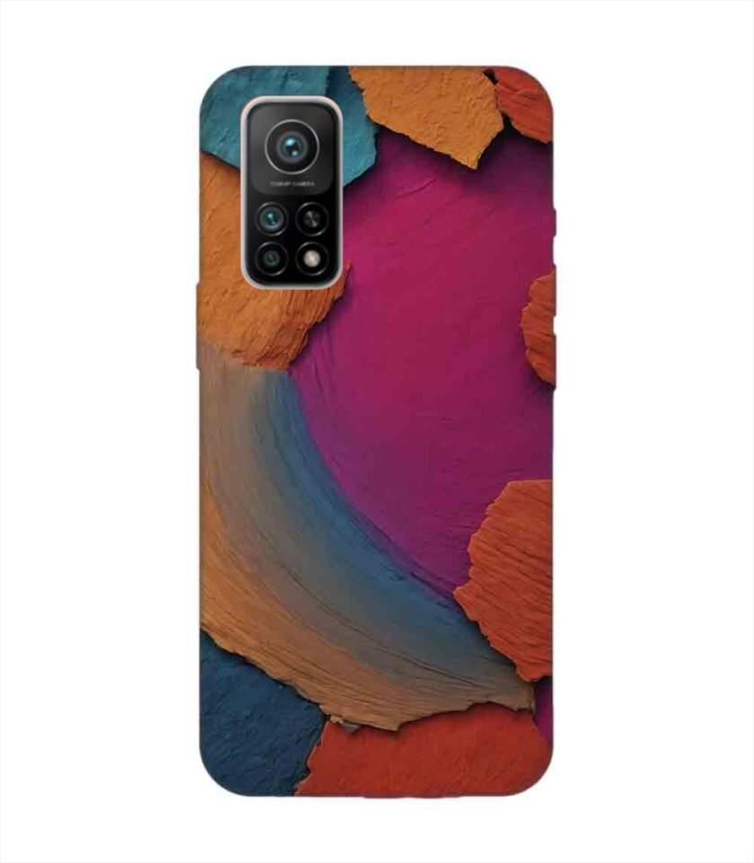 Custom Printed Case Cover for Xiaomi Mi 10T Pro (5G) Closeup Color Textured Surface