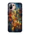 Custom Printed Case Cover for Xiaomi Mi 11 Lite Ne (5G) Close Up Colorful Mosaic Squares Shapes