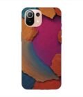 Custom Printed Case Cover for Xiaomi Mi 11 Lite Ne (5G) Closeup Color Textured Surface
