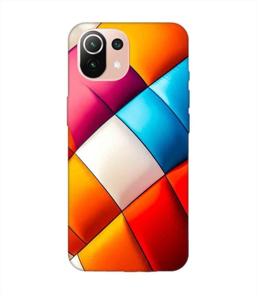 Custom Printed Case Cover for Xiaomi Mi 11 Lite Close Up Colorful Hot Air Balloon