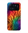 Custom Printed Case Cover for Xiaomi Mi 11 Ultra Close Up Colorful Flower With Many Leaves