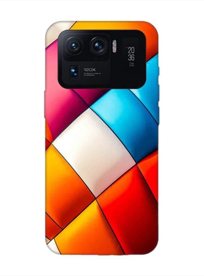 Custom Printed Case Cover for Xiaomi Mi 11 Ultra Close Up Colorful Hot Air Balloon