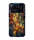 Custom Printed Case Cover for Xiaomi Mi 11 Ultra Close Up Colorful Mosaic Squares Shapes