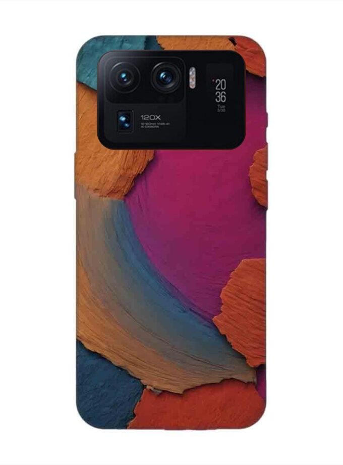 Custom Printed Case Cover for Xiaomi Mi 11 Ultra Closeup Color Textured Surface