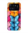 Custom Printed Case Cover for Xiaomi Mi 11 Ultra Closeup Colorful Butterfly Collection Display