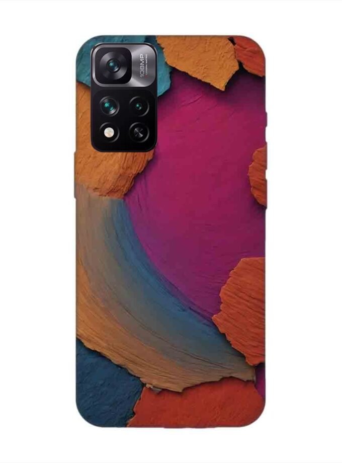 Custom Printed Case Cover for Xiaomi Mi 11I (5G) Closeup Color Textured Surface