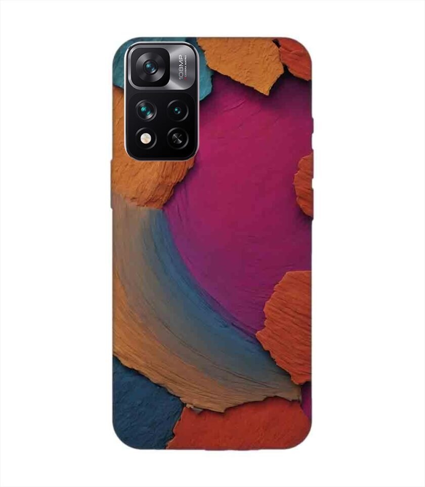 Custom Printed Case Cover for Xiaomi Mi 11I Hypercharge (5G) Closeup Color Textured Surface