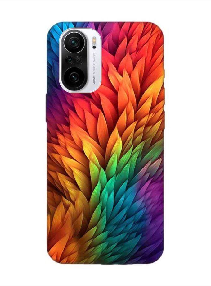 Custom Printed Case Cover for Xiaomi Mi 11X Pro (5G) Close Up Colorful Flower With Many Leaves