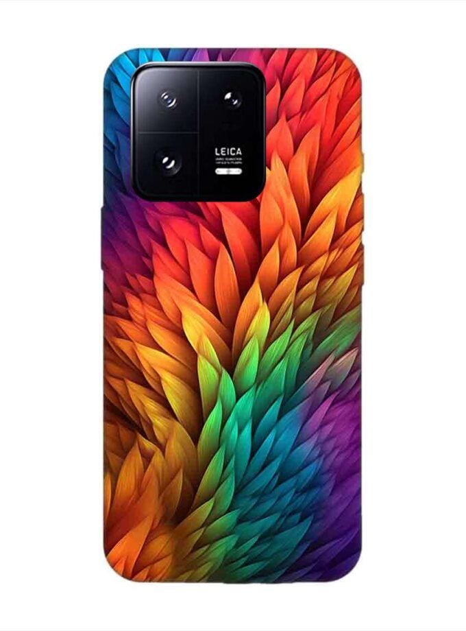 Custom Printed Case Cover for Xiaomi Mi 13 Pro (5G) Close Up Colorful Flower With Many Leaves