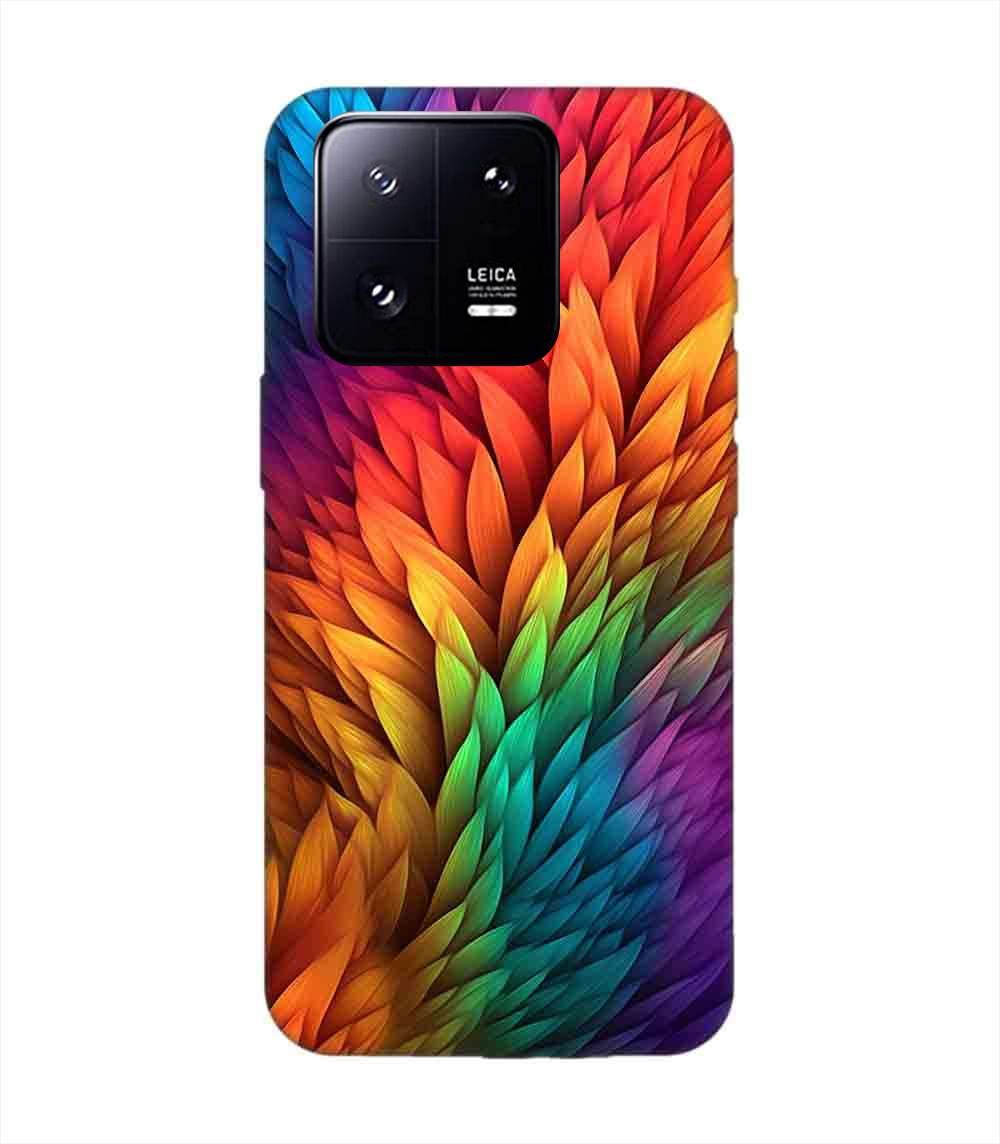 Custom Printed Case Cover for Xiaomi Mi 13 Pro (5G) Close Up Colorful Flower With Many Leaves
