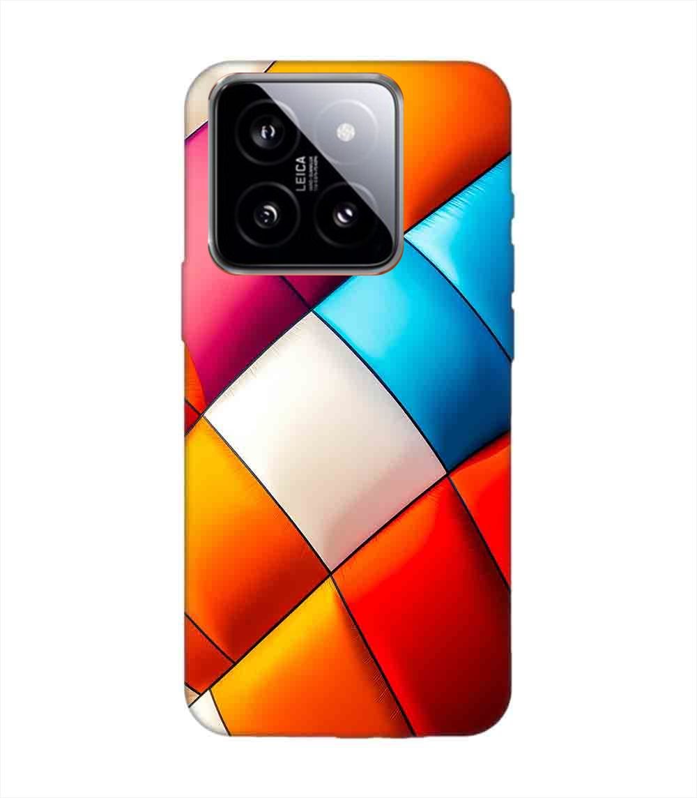 Custom Printed Case Cover for Xiaomi Mi 14 (5G) Close Up Colorful Hot Air Balloon