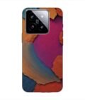 Custom Printed Case Cover for Xiaomi Mi 14 (5G) Closeup Color Textured Surface