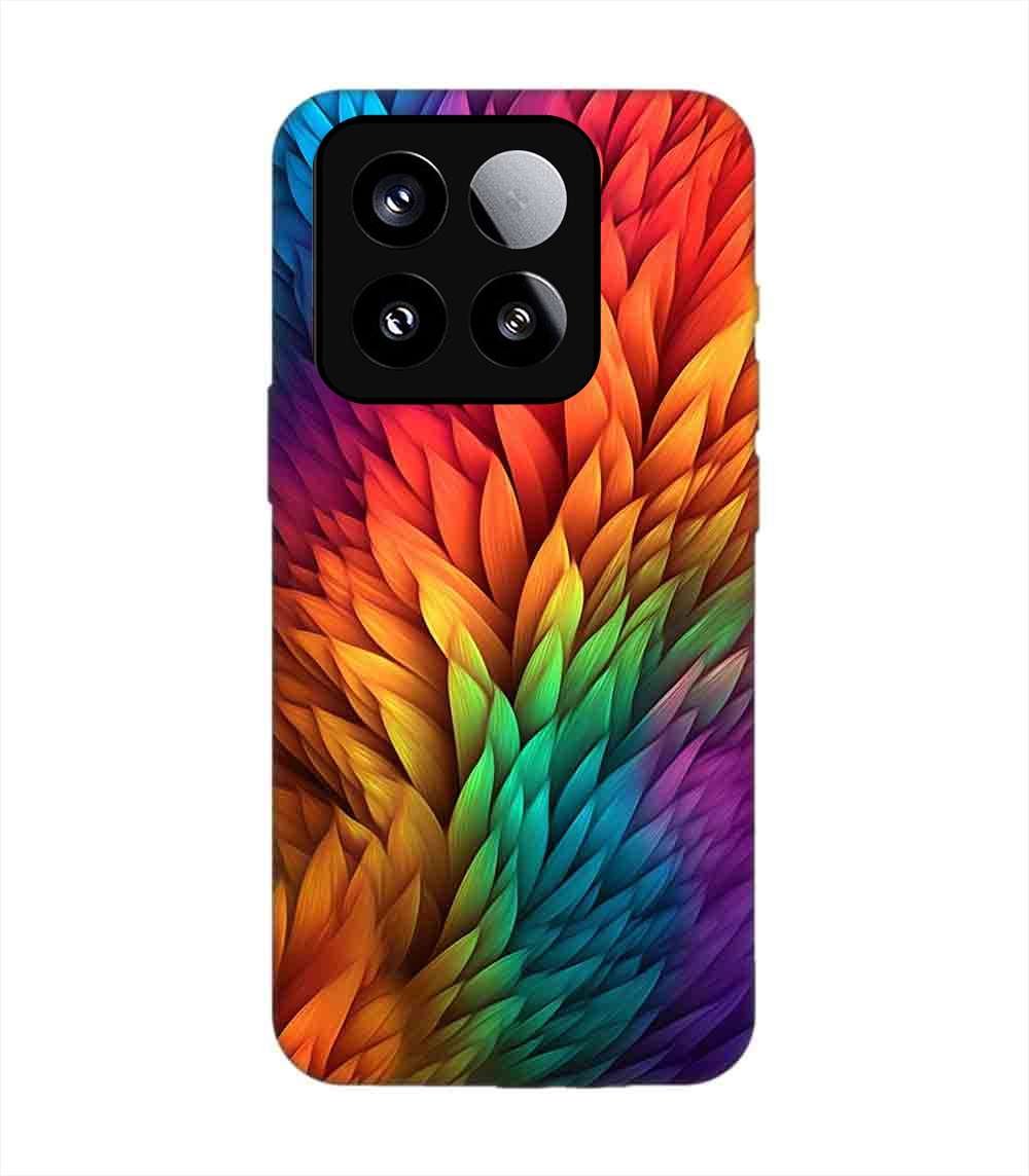 Custom Printed Case Cover for Xiaomi Mi 15 (5G) Close Up Colorful Flower With Many Leaves