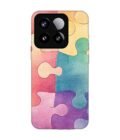 Custom Printed Case Cover for Xiaomi Mi 15 (5G) close up colorful puzzle piece