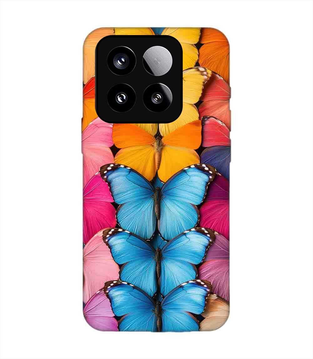 Custom Printed Case Cover for Xiaomi Mi 15 (5G) Closeup Colorful Butterfly Collection Display