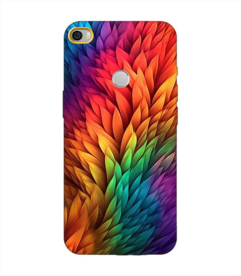 Custom Printed Case Cover for Xiaomi Mi Max Close Up Colorful Flower With Many Leaves
